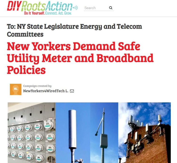 NewYorkers4WiredTech Petition